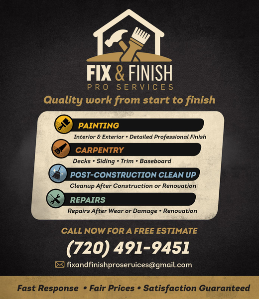 Cover photo of Fix & Finish Pro Services